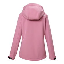 Killtec Softshell Jacket KOS 483 (z kapturem, wiatroszczelna, wodoodporna) pudrowy róż dziewczęca